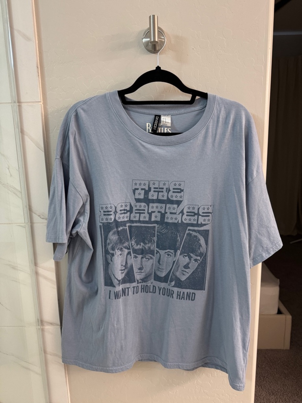 H&M Blue Graphic Beatles T-Shirt